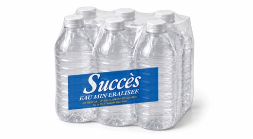 Mineral water shrink film bundle